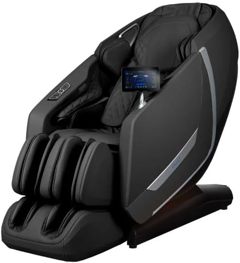 Osaki 5D+4D Kairos Duo SL-Track Massage Chair with Smart Pressure Sensors, Negative Ionizer, Black
