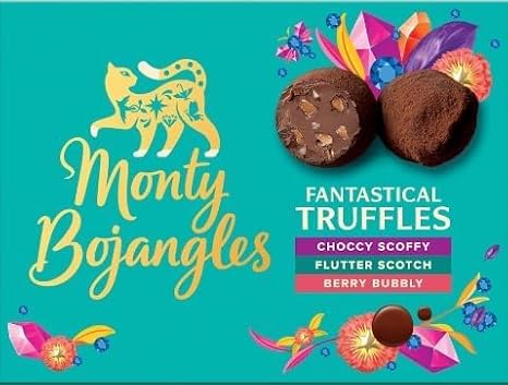 Monty Bojangles Selection Of Cocoa Truffles 135G, Perfect for any ocasion