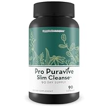 Pro Puravive Slim Cleanse - 90 Day Supply - Our Best Gentle Full Body Detox Cleanse - Full Body Detox Cleanse for Women & Men - Body Cleanse Detox for Women & Men