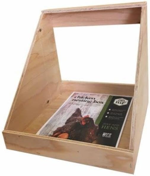 Chick-N-Nesting Box, Plywood, 11 x 12-3/4 x 12-1/2-In.