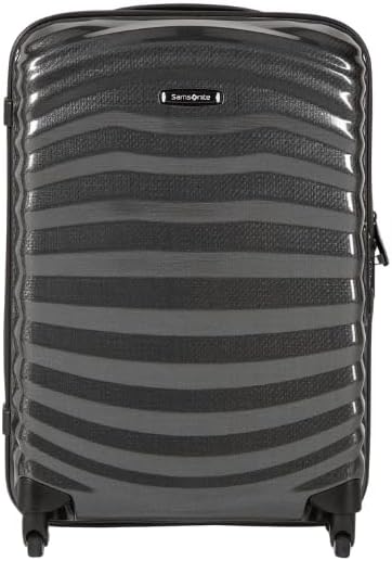 Samsonite Lite -Shock - Spinner S Suitcase, 55 cm, 36 l, Black (Black)