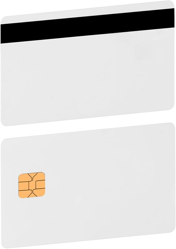 X-belmox for J3R180 JCOP4-180K Unfused Java Chip Card, (Replace J2A040 Chip Java Jcop Cards Unfused), 2 Track Smart Card with 8.4mm HICO Magnetic Stripe, Unfused J3R180 Jcop Cards (200 Pack)