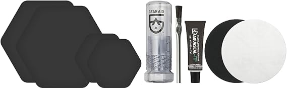 GEAR AID Tenacious Tape Repair Patches for Jackets & Wader and Boot Repair Kit for Neoprene and Breathable Waders
