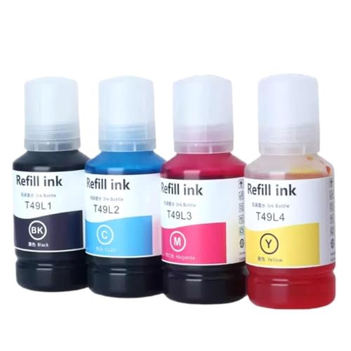 140ml T49 T49H1 T49H2 T49H3 T49H4 Refill Ink Compatible with SC-T3170 F170 F570 F571 T3100x F100, F500 F550 F560 F561 F160 F530 Printer Models1set