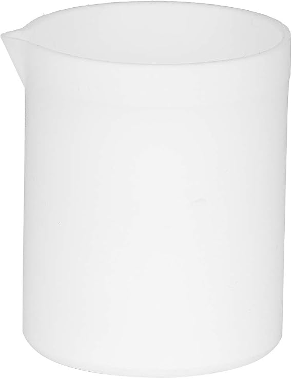 50ml PTFE Beaker for Laboratory Experiments with Base Heat Non Reactive Fluoropolymer Measuring Cup fit Analysis