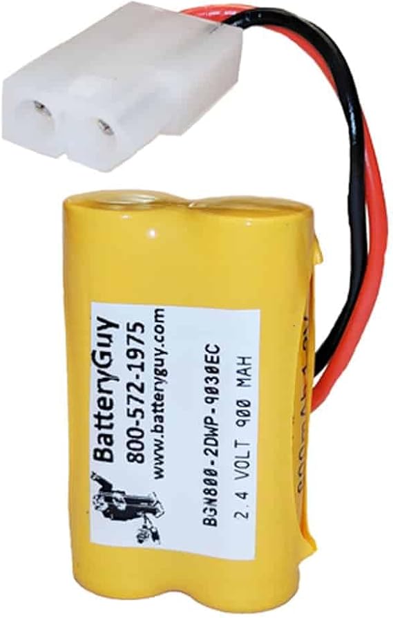 Nickel Cadmium battery 2.4v 900mAh ~ BGN800-2DWP-9030EC replacement battery (rechargeable)