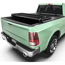 LEDKINGDOMUS Soft Tri-fold Truck Bed Tonneau Cover Compatible with Ram 1500 New Body 2019-2026, with 6.4ft Bed Without Rambox