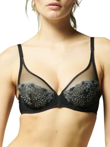 Simone Perele Womens Delice Sheer Plunge