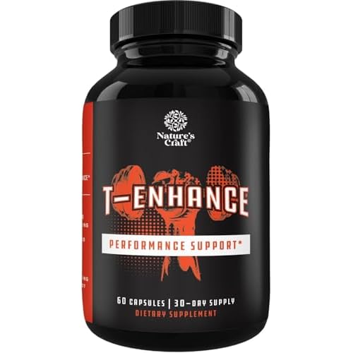 Testosterone Supplement for Men - Testosterone Booster for Men with Horny Goat Weed, Maca Root, Tongkat Ali & Tribulus Terrestris - Energy Support, Performance Enhancer, Muscles Building - 60 Count