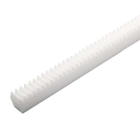 GTPBAO 1 Meter Plastic Straight Rack 1 Module Nylon Gear Rack 10x10x1000mm 10x12x1000mm 10x15x1000mm Transmission Motor Gear Rack Steering Hardware(10x10x1000mm)
