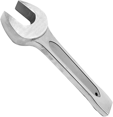 Titanium Striking Open Wrench, MRI Non-magnetic Tools, Light Weight, High Strength, Corrosion Resistant, Durable, Drop-forged, Industrial Grade, Sizes 17mm~36mm, T1015 17mm