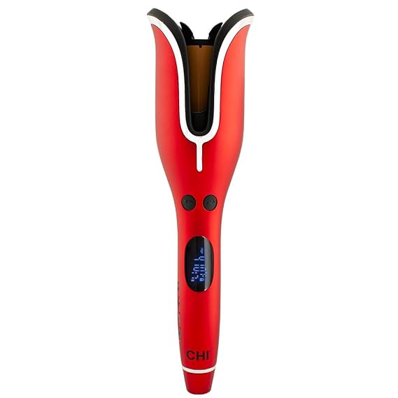CHI Spin N Curl 1 Ceramic Rotating Curling Iron, Onyx Black