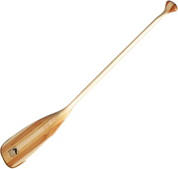 BENDING BRANCHES BB Special Wood Canoe Paddle 18-Laminate Basswood Shaft, Hardwood Blade with Rockgard Tip, Bent Shaft Design for Recreational Rivers & Lakes