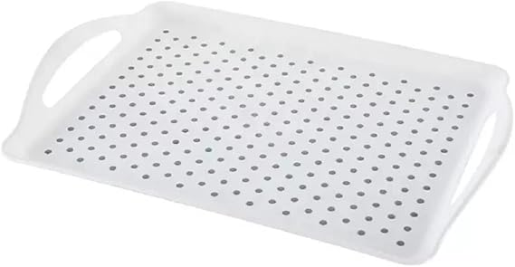 Rectangular Anti Slip Tray, Non-slip Serving Tray