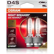 D4S Night Breaker Laser 220 HID Xenon Headlight Bulbs 66440XN2-2HB 42V 35W 4300K P32d-5 | Pack of 2