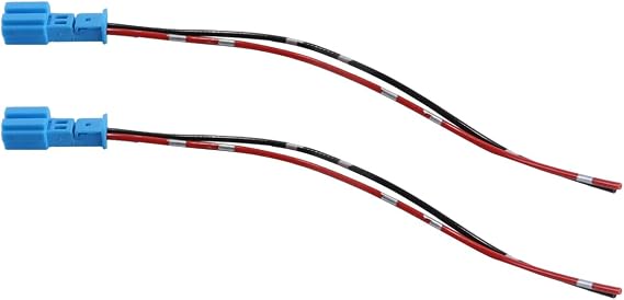 2pcs Car Speaker Adaptor Plugs Speaker Modification Tweeter Cable Compatible with BMW X1-X7 I3 I4 I8 IX3 E90 E91 E92 E93 2006-2011 15cm
