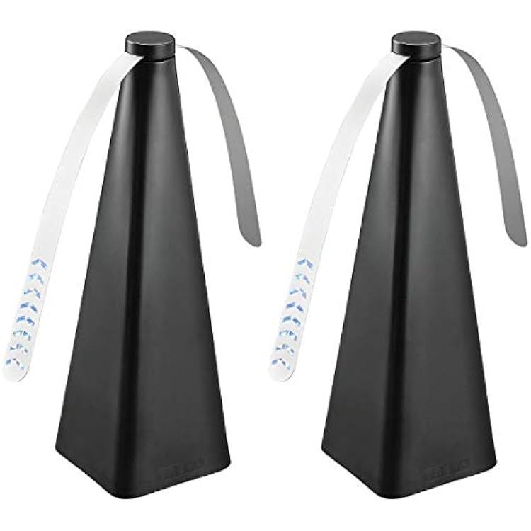 Treva Bug Fan Fly Deterrent with Holographic Blades to Clear Bugs, Mosquitoes, and Flies, Battery Powered Fly Fan 2 Pack