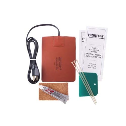 ProHeat Heavy Duty Fluid Reservoir Heater Model 1325 500 Watts, 4.2 Amp, 120 Volts Ideal for Oil Pans from 3 to 6 Gallons of Lube 12 to 25 litres and from 20 to 50 Gallons of Hydraulic Oil