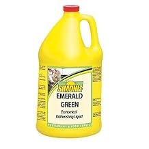 Simoniz Emerald Green Liquid Dishwashing Detergent, 1 gal.