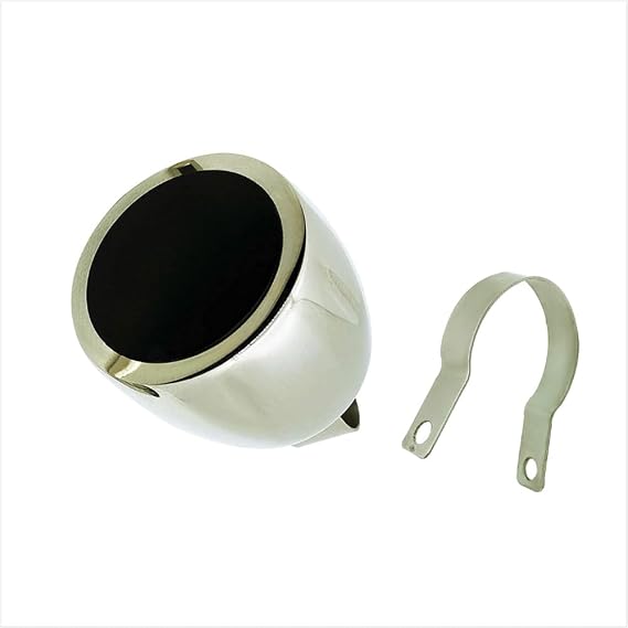 MARINE CITY 316 Stainless Steel Strong Durable Gloss Polished Finish Sport Boat Knob Wheel-Spinning Ball-Bearing Knob for Steering Wheel Marine Yacht Kayak Marine Boat Caravan with Cap