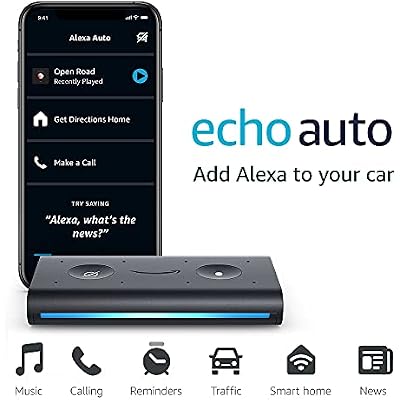 Echo Auto (1st gen) - Hands-free Alexa in your car with your phone