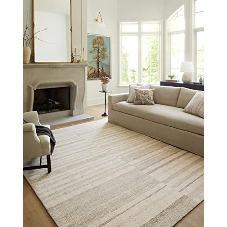 Loloi Chris Loves Julia Chris Collection CHR-02 NaturalSage 5-0 x 7-6, .50 Pile Height, Area Rug