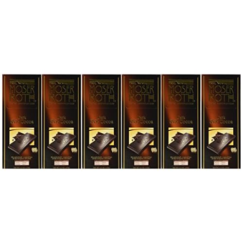 Moser Roth Fine German European Dark Chocolate 70%  85% Cocoa 6 Pack 85% Dark Chocolate