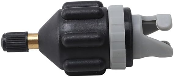 MSAOWUED Inflatable Boat SUP Pump Adaptor Air Pump Converter Air Valve Adapter Conventional Air Pump Adapter Pumping Head Connector for Inflatable Kayak Stand Up Paddle Board - Black
