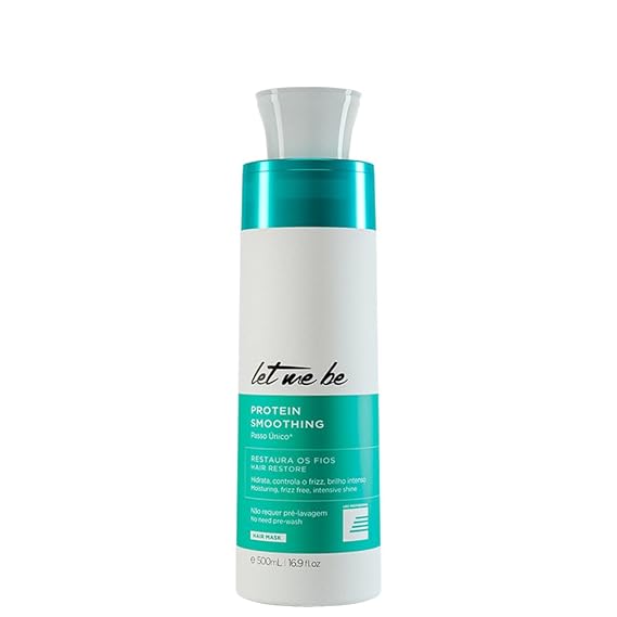 Let Me Be Hair Keratin Treatment: Brazilian Protein Smoothing, Moisturizing, Frizz-Free, Intensive Shine in a Single Step. Effective 500ml/16.91oz for Straight, Lustrous Hair