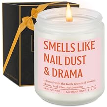 GSPY Scented Candle - Nail Tech Gifts for Women, Men - Nail Technician Gifts, Salon Decor - Funny Birthday, Appreciation, Mothers Day, Graduation Ideas for Manicurist, Artist, Beauty Lover, Female