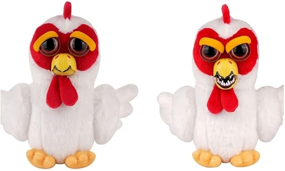Feisty Pets CooCoo Cluckles the Hen 8.5 Chicken Rooster Plush Toy