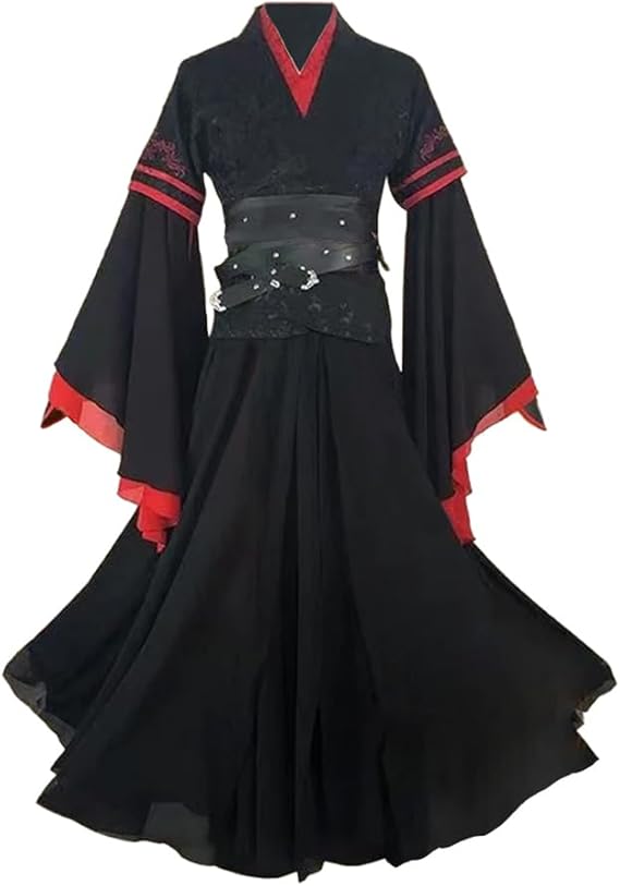 Wei Wuxian Cosplay Costume Chinese Hanfu Costume Anime Cosplay Wei Wuxian Hanfu Men and Women Halloween Outfit