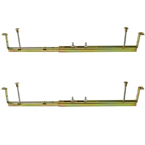 Undermount Sink Bracket Kit - Front Mount | Heavy Duty Adjustable Sink Support for Stainless Steel, Cast & Ceramic Sinks | 14" to 26" Adjustable Range | Includes Mounting Hardware (2 Brackets)