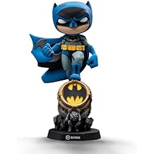 Iron Studios Collectible Statue Art Scale 1/10 Batman on Bat Signal (Blue Variant) - Minico PVC Multicolor 7.5 inches