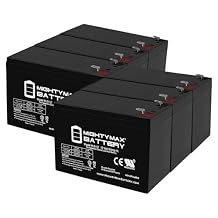 Mighty Max Battery ML9-12 - 12V 9Ah Replacement Battery for CSB HR1234WF2-6 Pack