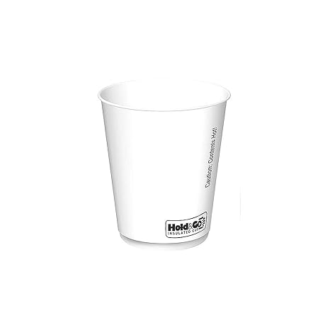 International Paper SDR-16-CB Polyethylene Coated Hold&Go Paper Insulated Hot Cup, 16-Ounce, Carte Blanc, 5.151" Height (20 Packs of 30)