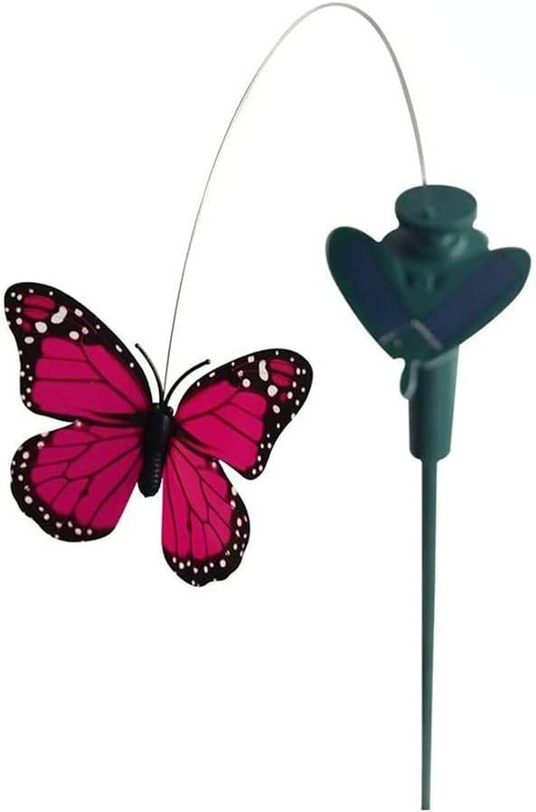 Dance Flying Butterfly Hummingbird Solar Vibrating Solar Powered Battery Operated Kids Toys Solar Powered Garden Decoration Garden Decoration Random Colorbutterfly