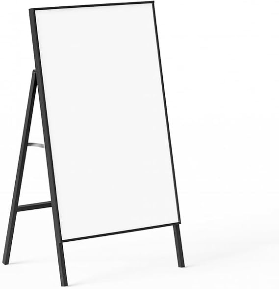 Light Box Floor Stand Display Stand Accessory for 23.6" 47.2" LED Light Box, Stable Metal Base for Advertising Signs