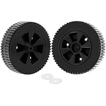 G437-0037-W1 7 Inch Grill Wheels Replacement Parts for Charbroil Grill Replacement Parts BBQ Wheels Kit 463347017 463376017 463436215 Charbroil Performance Gas2coal Parts Kenmore 415.16537900