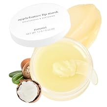 NOONI Vegan Applebutter Lip Mask Overnight Hydrating Lip Balm & Butter with Shea Butter & Vitamins | Soothing Moisturizer, Softening Treatment for Dry Lips, Stocking Stuffers, 0.42 oz