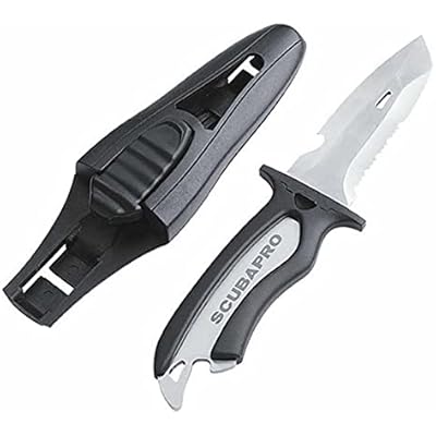 SCUBAPRO Mako Stainless-Steel Diving Knife with 3.5-Inch Blade