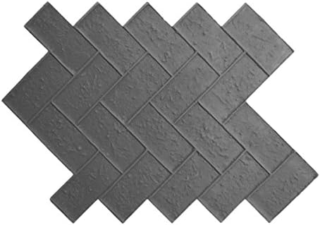 Olde Town Herringbone Brick | Single Decorative Concrete Stamp by Walttools (Floppy/Flex)