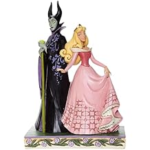 Enesco Disney Traditions by Jim Shore Sleeping Beauty Aurora and Maleficent Figurine, 9 Inch, Multicolor