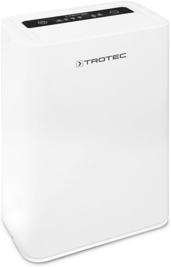 TROTEC TTK 52E Electric Dehumidifier - Power 16L/Day - Surface 31m²/78m³ - Auto Shut-Off - for Apartments and Bedrooms