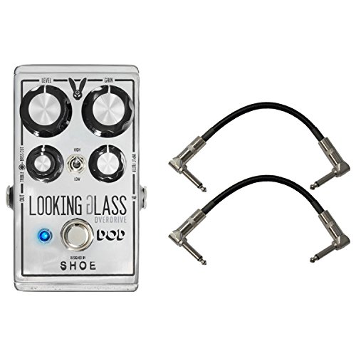 DOD Looking Glass Overdrive Pedal w 2 Patch Cables