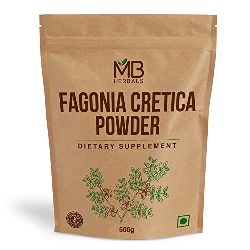 MB Herbals Fagonia cretica Powder 500 Gram | 1.10 lb | Dhamasa | Virgins Mantle Herb Powder