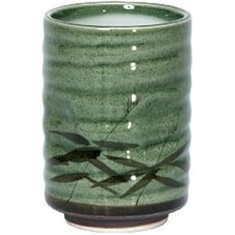 8 oz. Japanese Tea Cup Green Sasa by MIYA