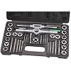40 Piece SAE Carbon Steel Tap and Die Set with Carrying Case