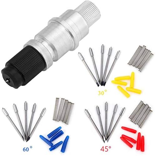 CB09 Blades for Silhouette Cameo 44 Plus4 Pro321PortraitCuriowith Graphtec Holder Housing 15PCS 304560 Degree Cutting Blades for Cameo Replacement Accessories Buddle