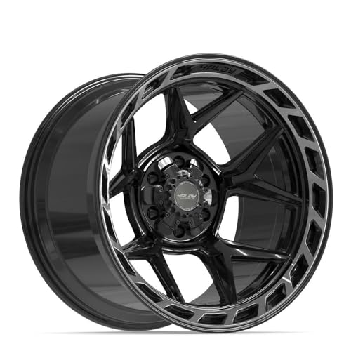4PLAY Wheels 4P55 20 Inch Rim Fits 6x135 & 6x139.7 20x12 Gloss Black Brushed with Tinted Clear 1